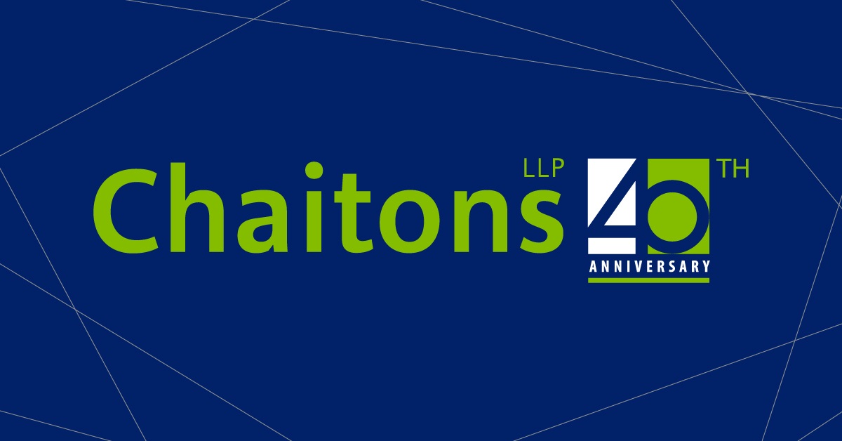 Chaitons 40th Anniversary Logo